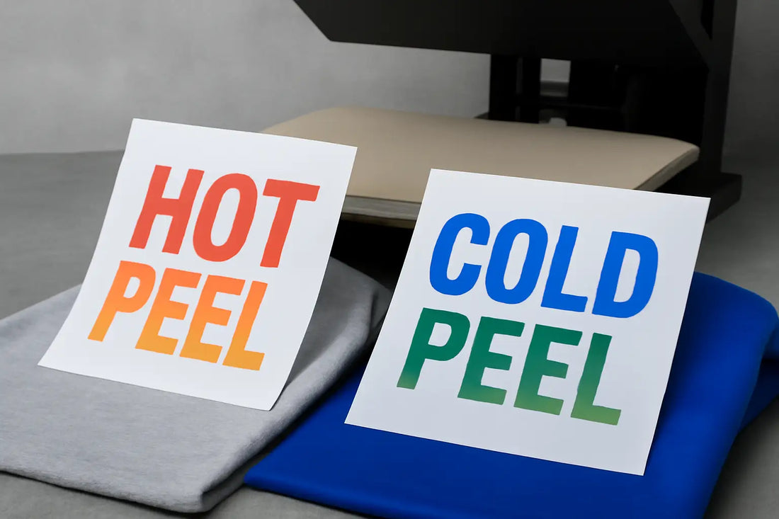Hot Peel vs. Cold Peel DTF Transfers: How Each Applies to Different Fabrics