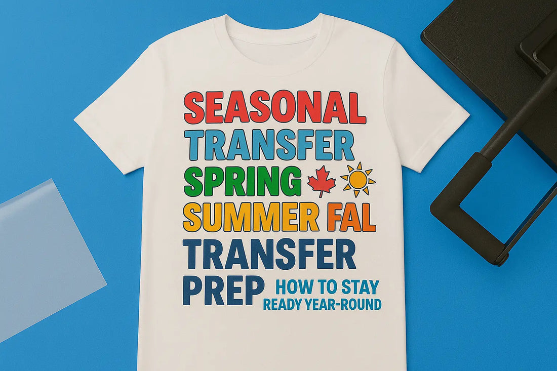 Seasonal DTF Transfer Prep: How to Stay Ready Year-Round