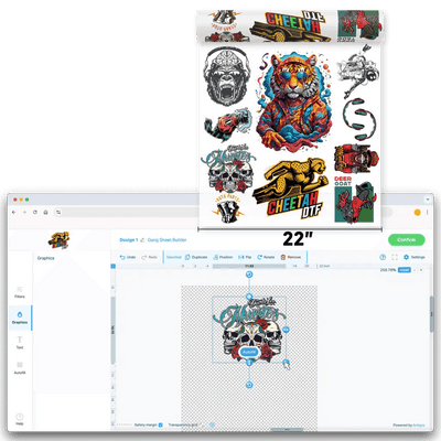 Gang Sheet Builder - Cheetah DTF