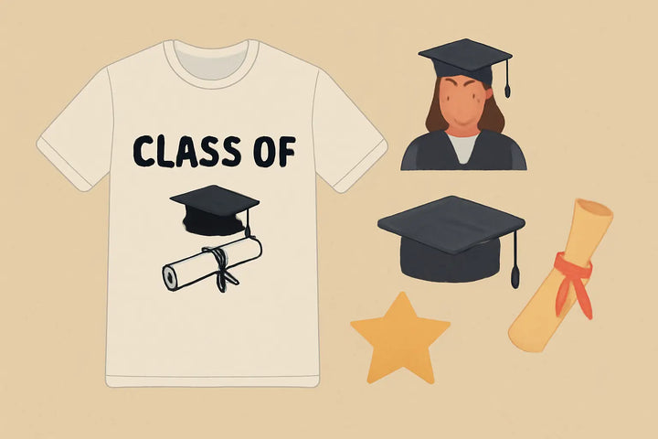 5 Creative Ideas for Custom Graduation T-Shirts with DTF Printing