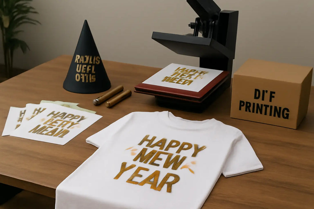 5 Dazzling New Year’s Eve Party Apparel Ideas Using DTF Printing