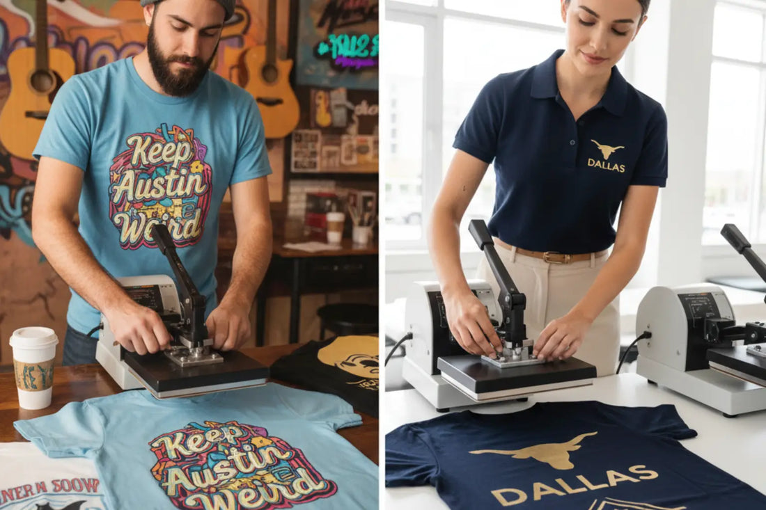 5 Texas Neighborhoods and the DTF Printing Designs They Love