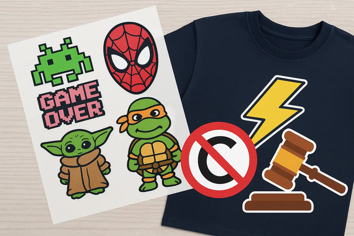 6 Things to Consider Before Selling Pop Culture Designs DTF (Legally)
