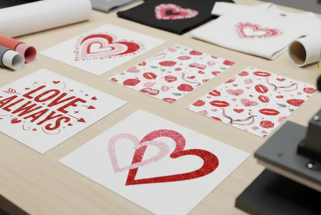 Benefits of Custom Valentine’s Day DTF Transfers for Clothing Brands and Print Shops