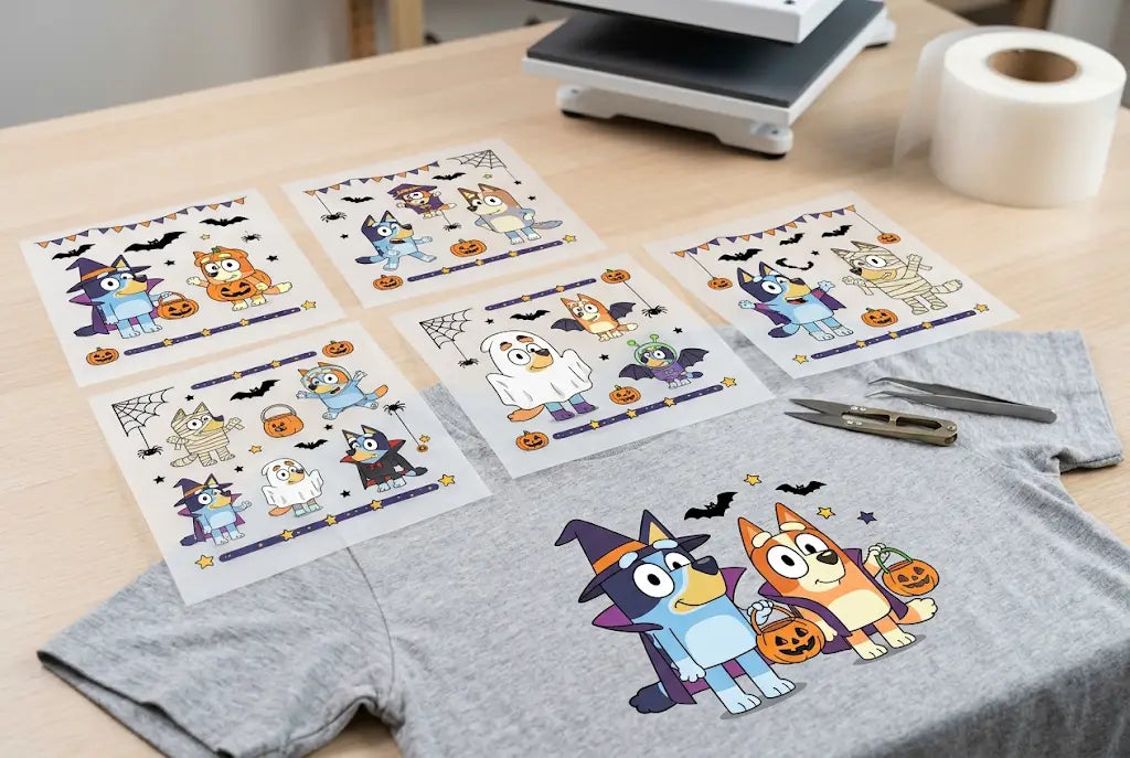 Bluey Halloween DTF Transfers for Matching Family Outfits That Parents Actually Want to Buy