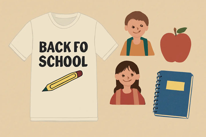 Custom Back-To-School Shirts: Ideas for Kids & Teens Using DTF Printing