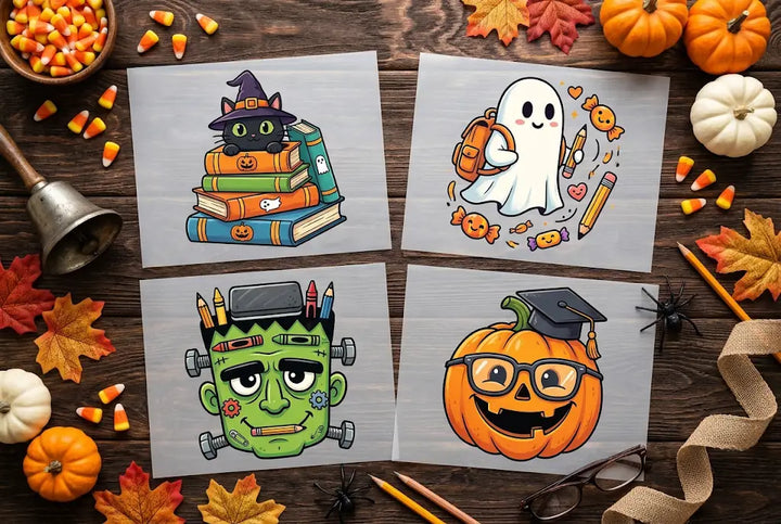Cute and Funny Halloween DTF Transfers for School Events That Are School Approved and Sell Fast
