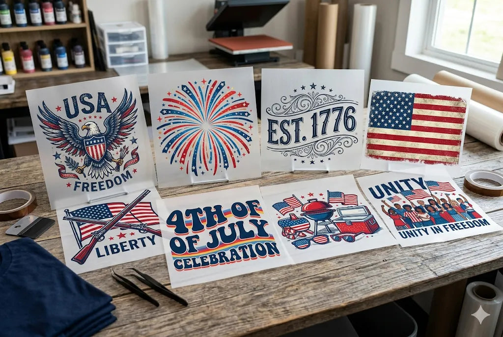 Eight Best Selling 4th of July DTF Transfers Styles That Every Print Shop Needs in 2026