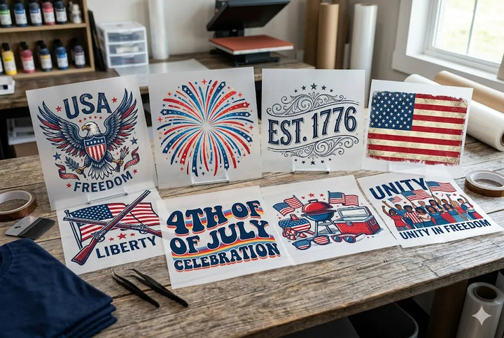 Eight Best Selling 4th of July DTF Transfers Styles That Every Print Shop Needs in 2026