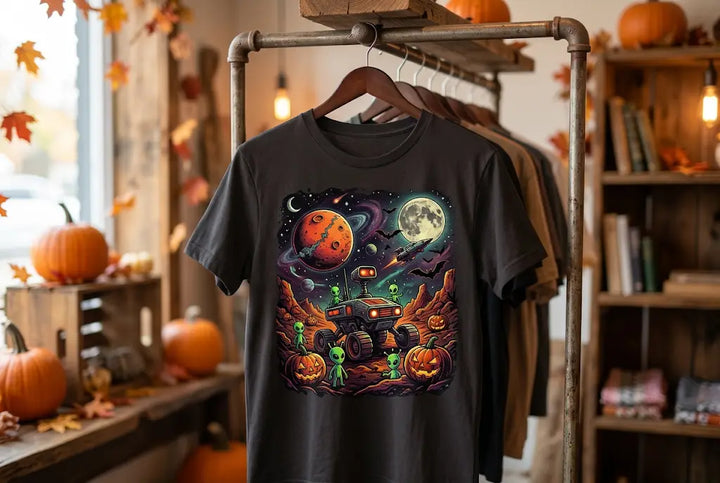Halloween Shirt Ideas for Small Businesses: Space and Mars Invasion Concepts You Need to Try in 2026