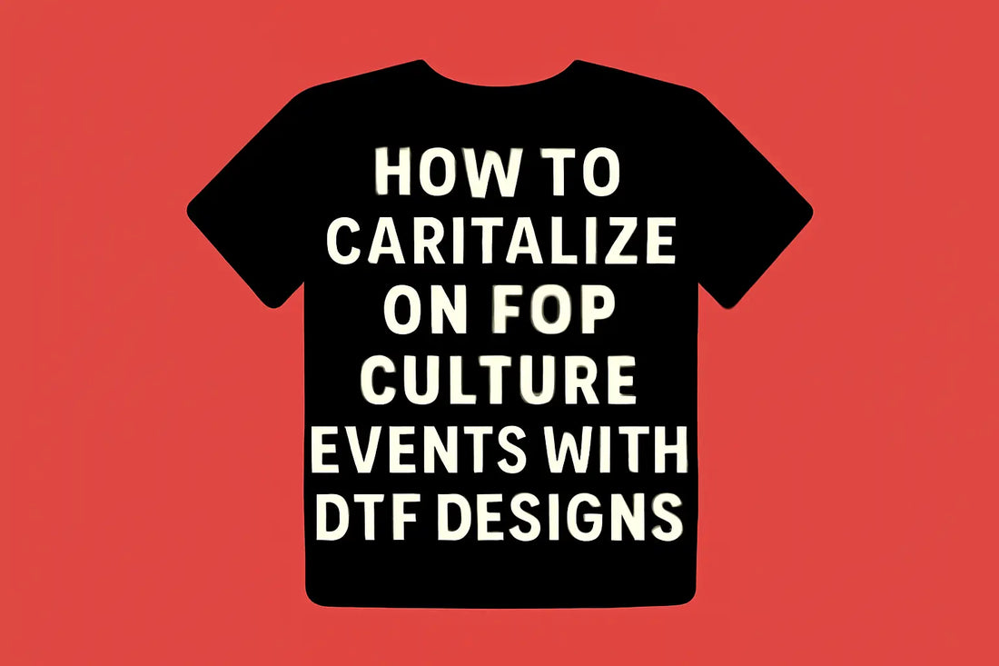 How to Capitalize on Pop Culture Events with DTF Designs