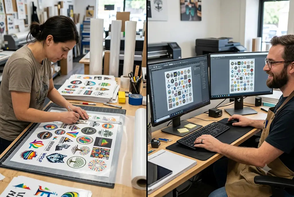 Manual Gang Sheets vs. Automatic Gang Sheet Builder: A Complete Cost & Quality Comparison