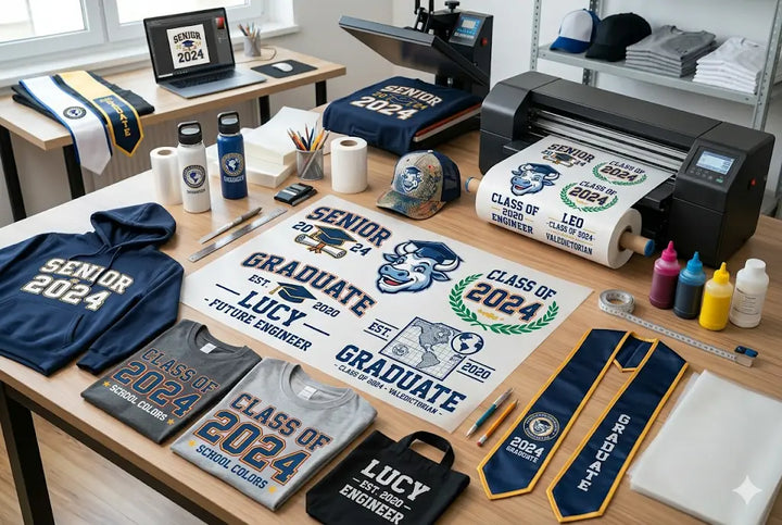 School Spirit Wear Printing: 5 Creative Graduation Apparel Ideas Using DTF Printing