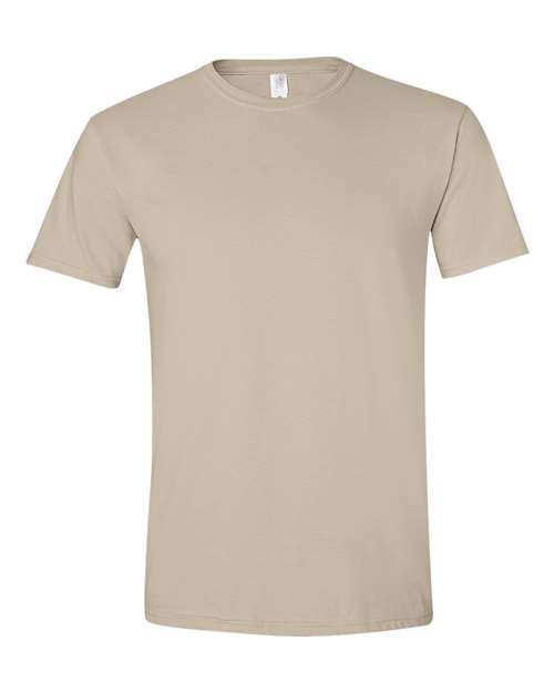 Gildan-Softstyle® T-Shirt-64000 - Sand Cheetah Dtf