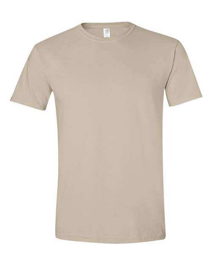 Gildan-Softstyle® T-Shirt-64000 - Sand Cheetah Dtf