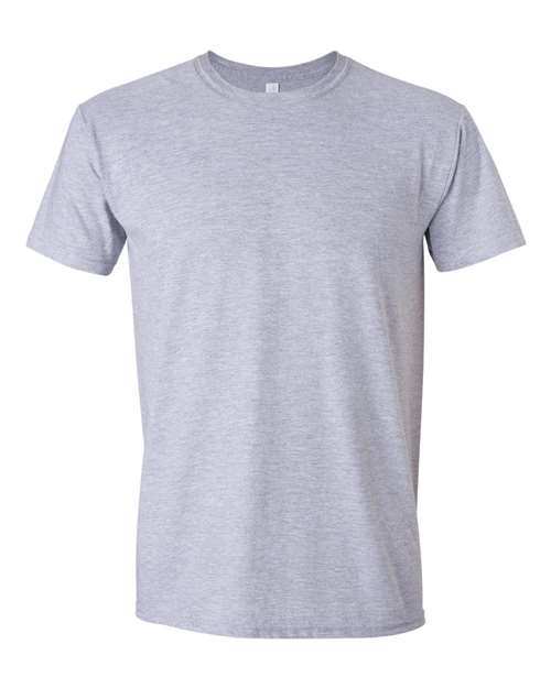 Gildan-Softstyle® T-Shirt-64000 - Sport Grey Cheetah Dtf