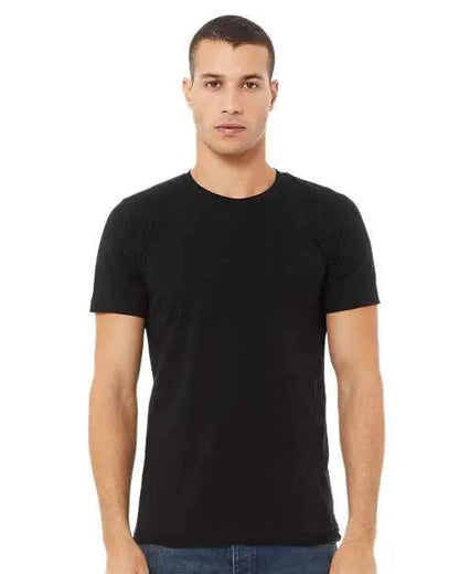 BELLA + CANVAS - Jersey Tee - 3001 - Black Cheetah Dtf