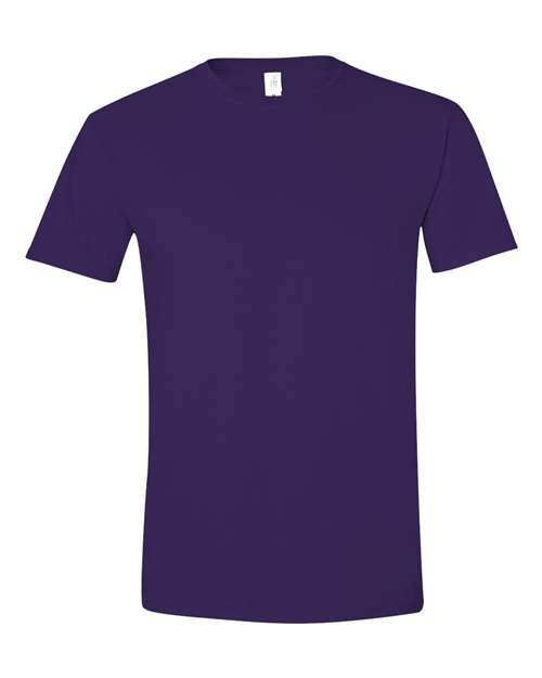 Gildan-Softstyle® T-Shirt-64000 - Purple Cheetah Dtf