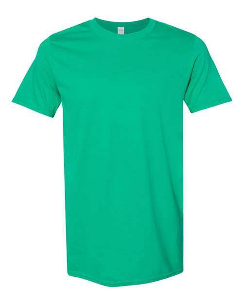Gildan-Softstyle® T-Shirt-64000 - Kelly Green Cheetah Dtf