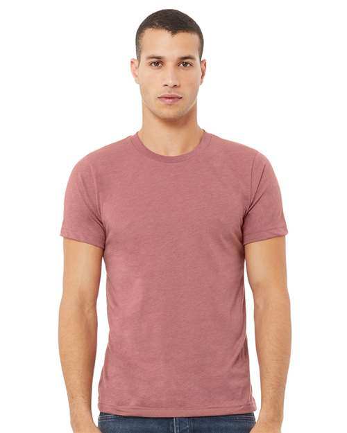 BELLA + CANVAS - Jersey Tee - 3001 - Heather Mauve Cheetah Dtf
