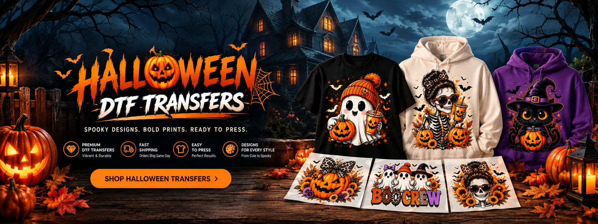 Cheetah Haloween DTF Transfers
