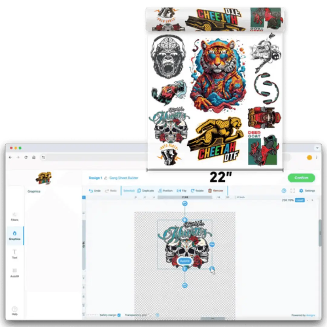DTF Gang Sheet Builder