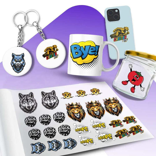 Upload Your UV DTF Sticker Gang Sheet - Cheetah DTF