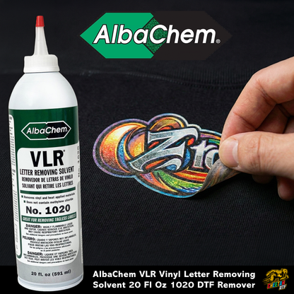 AlbaChem VLR Vinyl Letter Removing Solvent 20 Fl Oz 1020 DTF Remover